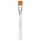 Winsor & Newton Series 995 Flat Wash Brush - Golden Taklon, Short Handle, 1"